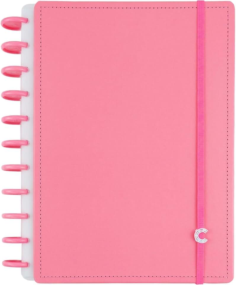 Caderno Inteligente, All Pink, Grande G+, 215 X 280mm, 140 folhas, Caderno Inteligente