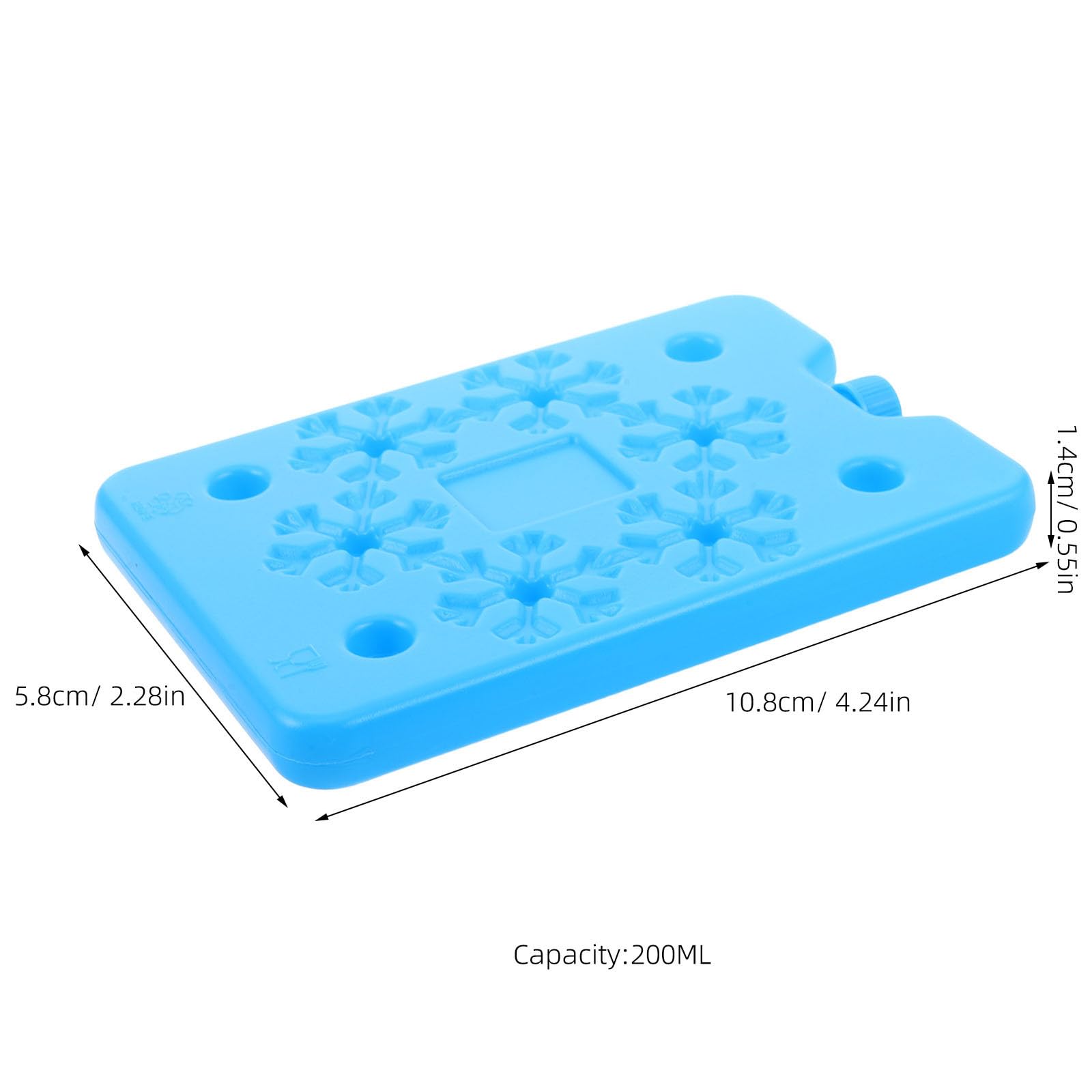 Healvian 4 Piezas Acumulador de Frío con Gel Refrigerante Reutilizable para Ventilador de Aire Acondicionado y Diseño Compacto para Uso Verano y Camping