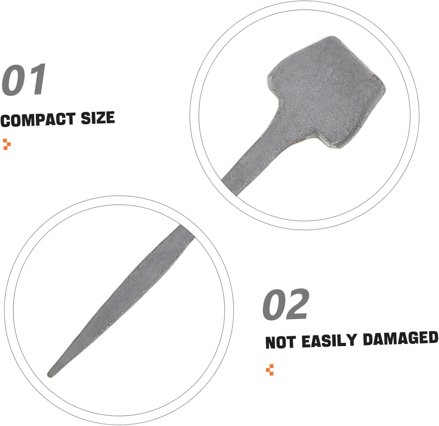 YARNOW 10pcs Equestrian Sports Horseshoe Fixing Nails High Tensile Strength Easy to Use Practical
