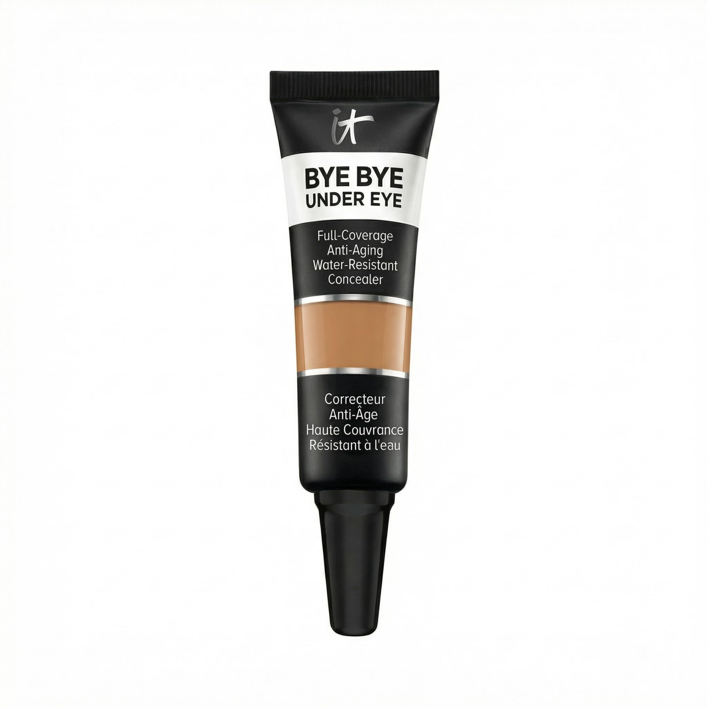 IT Cosmetics Bye Bye Under Eye Concealer Travel (Tan Neutral) - Water-resistant, Full Coverage Brightening Concealer For Dark Circles, Fine Lines, Redness & Discoloration, 24H Wear- 0.11 fl oz