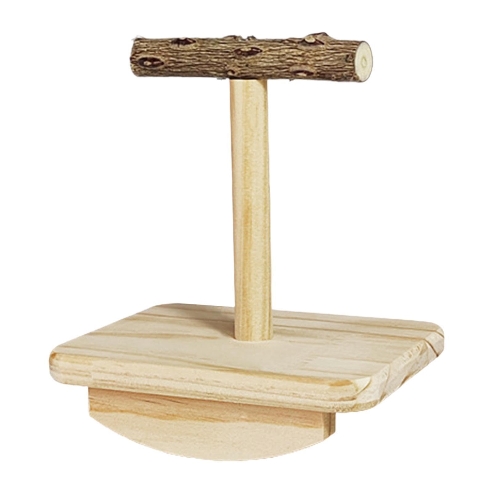 MFMEXUL Perch for Birds, Play Stand for Parrots, Cage Accessories for Macaw and Parakeets, S