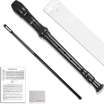 Amazon | ソプラノリコーダー ドイツ式Cキー8穴フルート着脱式3本