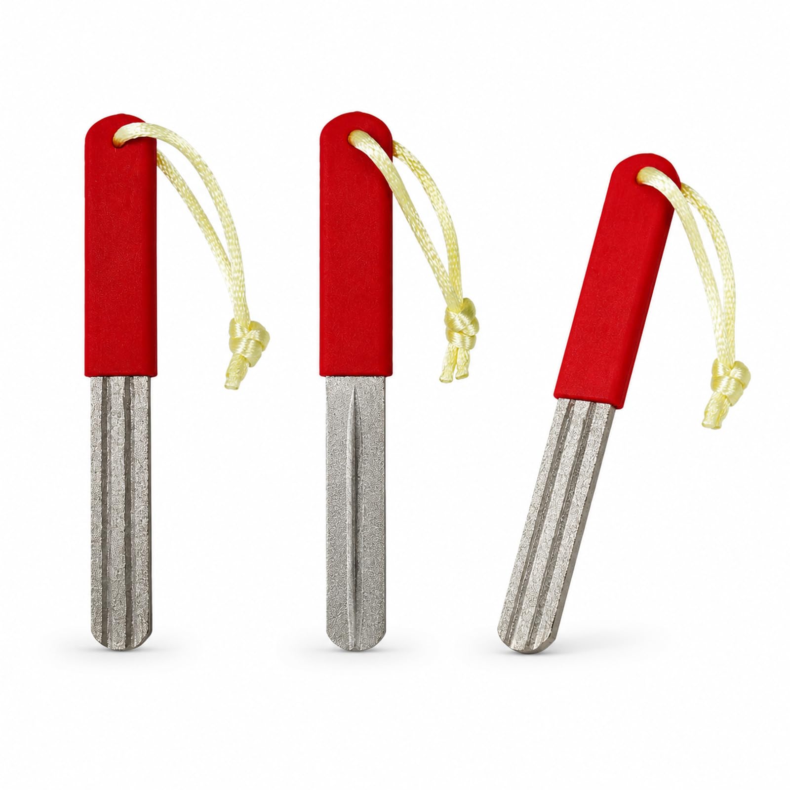 3 Pièces Pierre à Aiguiser pour Hameçon, Aiguiseur D'Hameçons Double Face, Pierre à Rainurer, Adapté pour Hameçons de Pêche Outil en Plein Air et Affûteur de Fléchettes