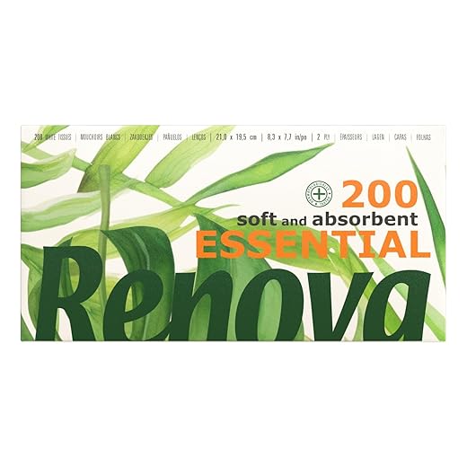 Renova Pañuelos Faciales Plenitude | 200 Pañuelos