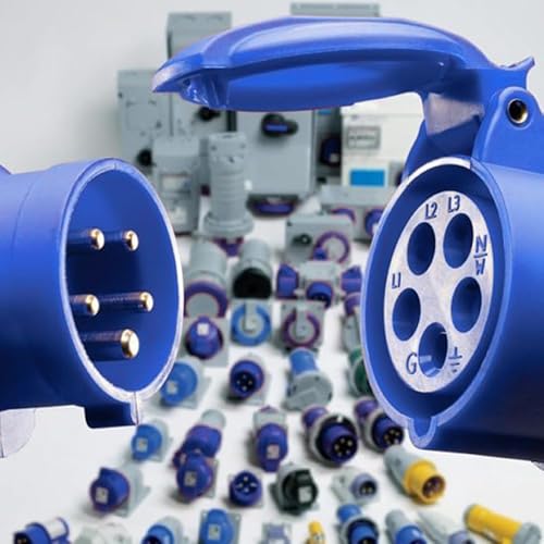 Cetac Air Base + Kabel + T/TL Stecker, 16 A, Cetac Air Base IP44, Blau, 250 V