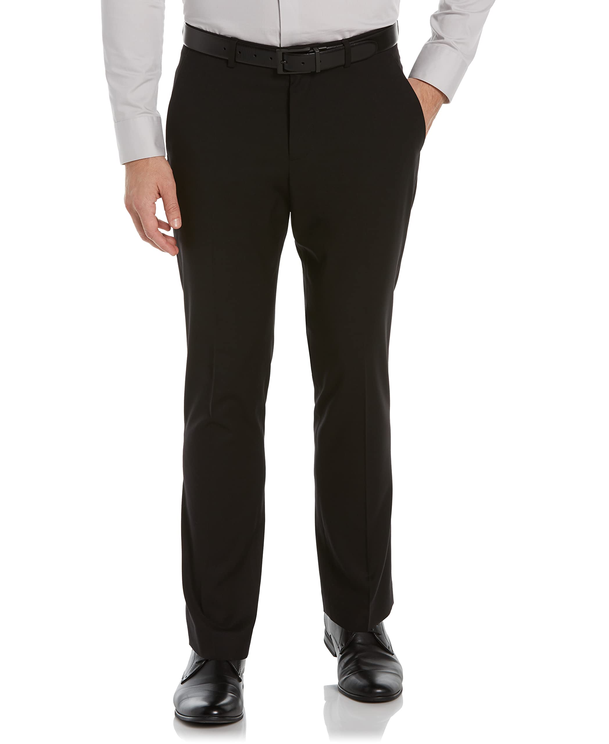 Perry Ellis Mens Slim Fit Stretch Active Waistband Dress Pant