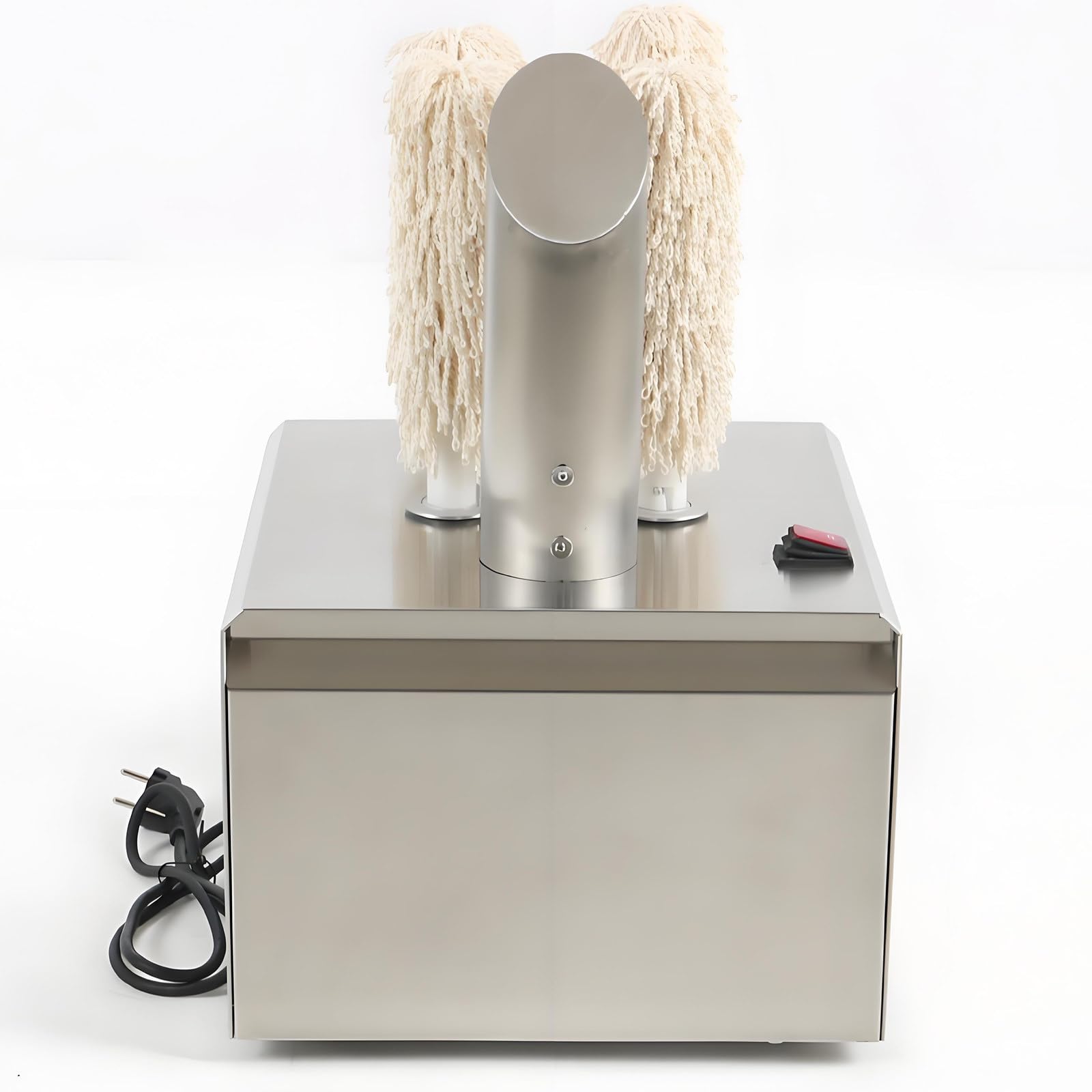 Automatic Professional Glassware Polisher &amp; Hot Air Dryer,Commercial Electric Wine Glass Hot Air Dryer &amp; Polisher,Perfect for Wine/Champagne Glasses in Bars,Kitchens &amp; Winery 3heads