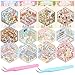 Poraceous 12 Set Adesivi di Scena, 3D House Stickers con 2 Pinzetta, Cute Cartoon Scene Stickers per Case in Miniatura, 3D Sticker Kit Adesivi per Casa in Miniatura, Adulti e Bambini, Stress Sollievo immagine