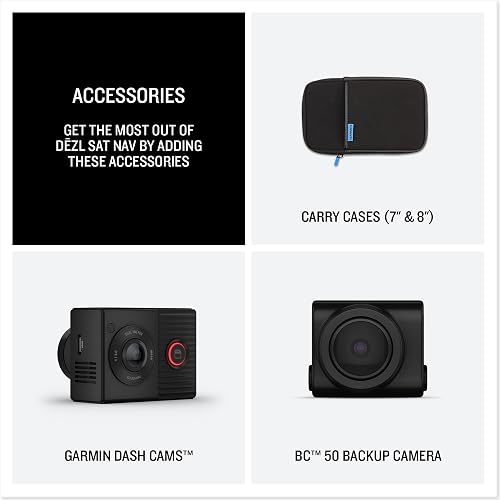 Garmin dēzl LGV720, GPS Poids Lourds, 7", Info trafic Via Application - 7