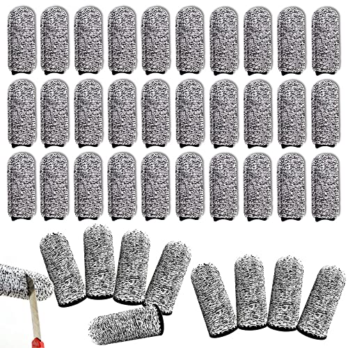 Dtoterul Protege Doigt Cuisine 40 Pièces Gants Anti Coupure Protège Pouce Protection Des Doigts Manchon Doigts Antidérapants Gants Doigts Réutilisables Protection Pouce Doigts pouce antidérapant