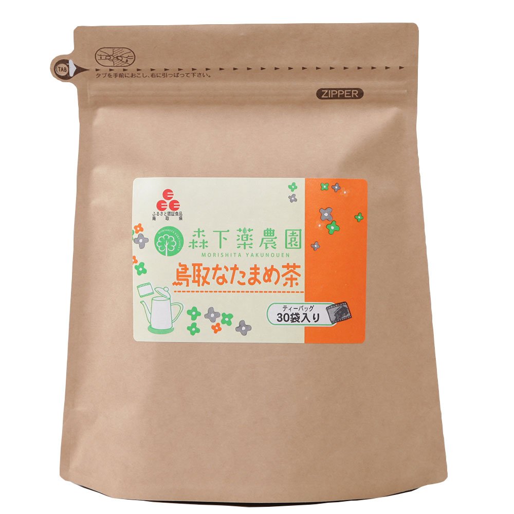 Amazon.co.jp: 森下薬農園 ノンカフェイン 鳥取なたまめ茶30袋 【鳥取