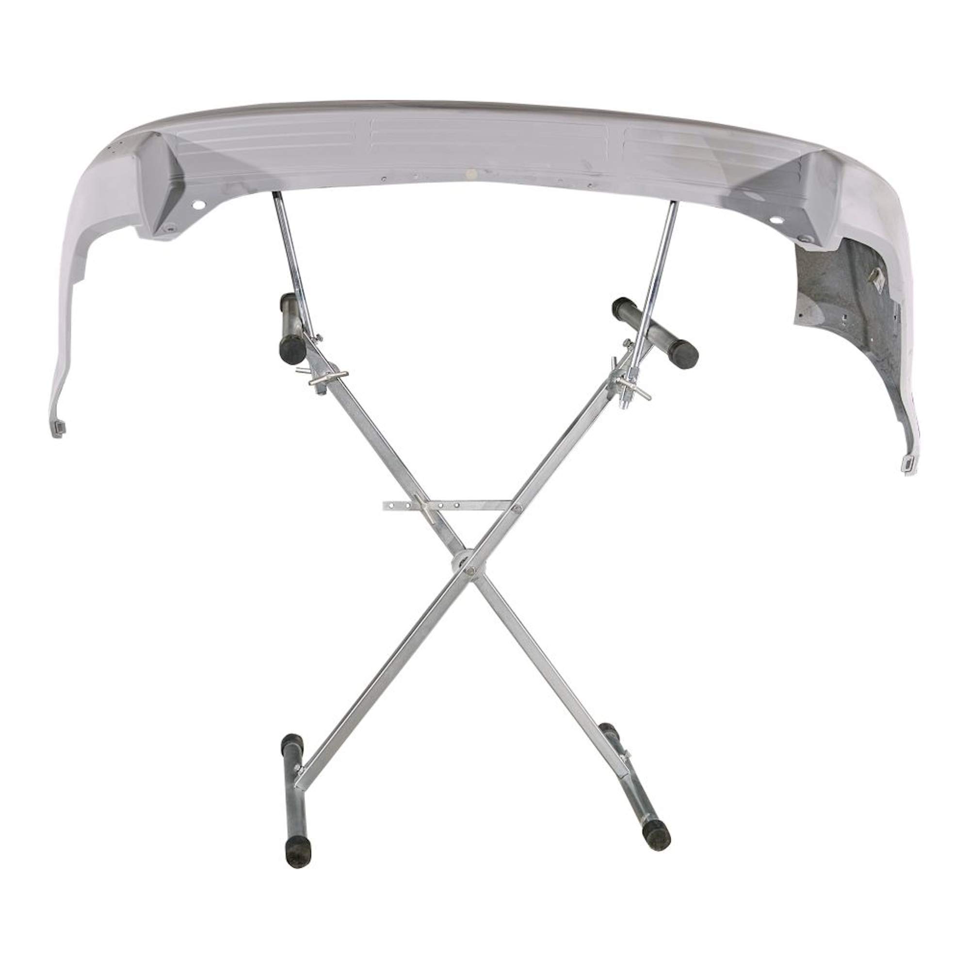 BenBow Caballete de Montaje y Pintura Tipo X con extensión – 128 x 60 x 58 Ajustable para paragolpes, Partes de carrocería y Cristales, Caballete de Acero galvanizado y Plegable