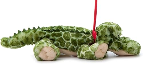 Miniatura 3 de The Petting Zoo Peluche de cocodrilo Sidekickz y correa, animales del zoológico, juguete de peluche de cocodrilo de 18 pulgadas