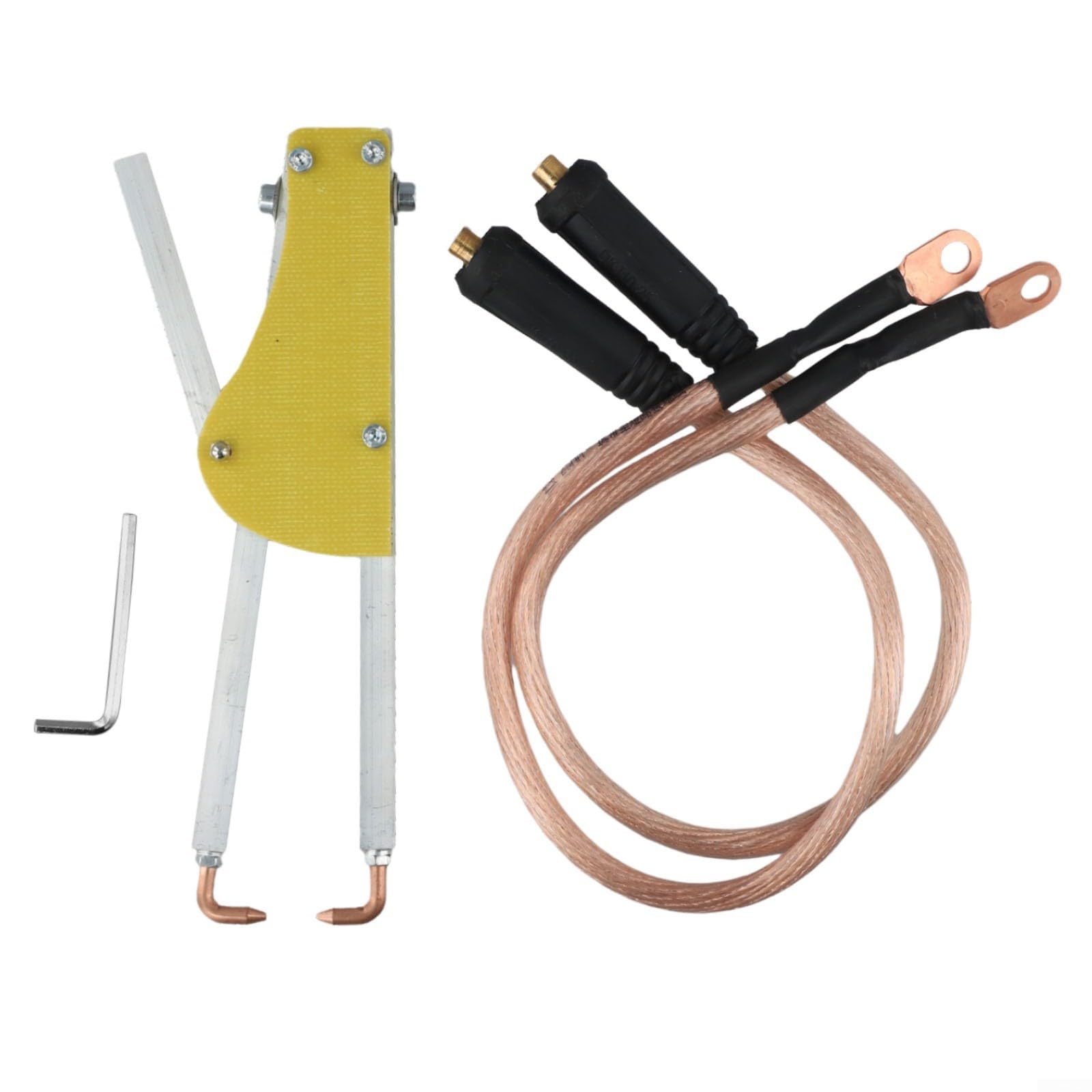 Pince à souder par points portable 123 mm avec pression réglable jaune