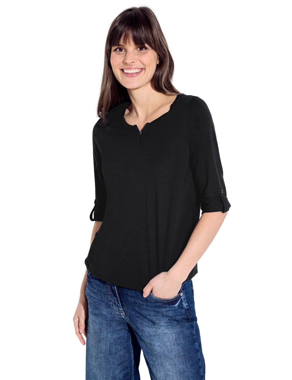 Cecil Women's T-Shirt, Raw Salvia Green, M