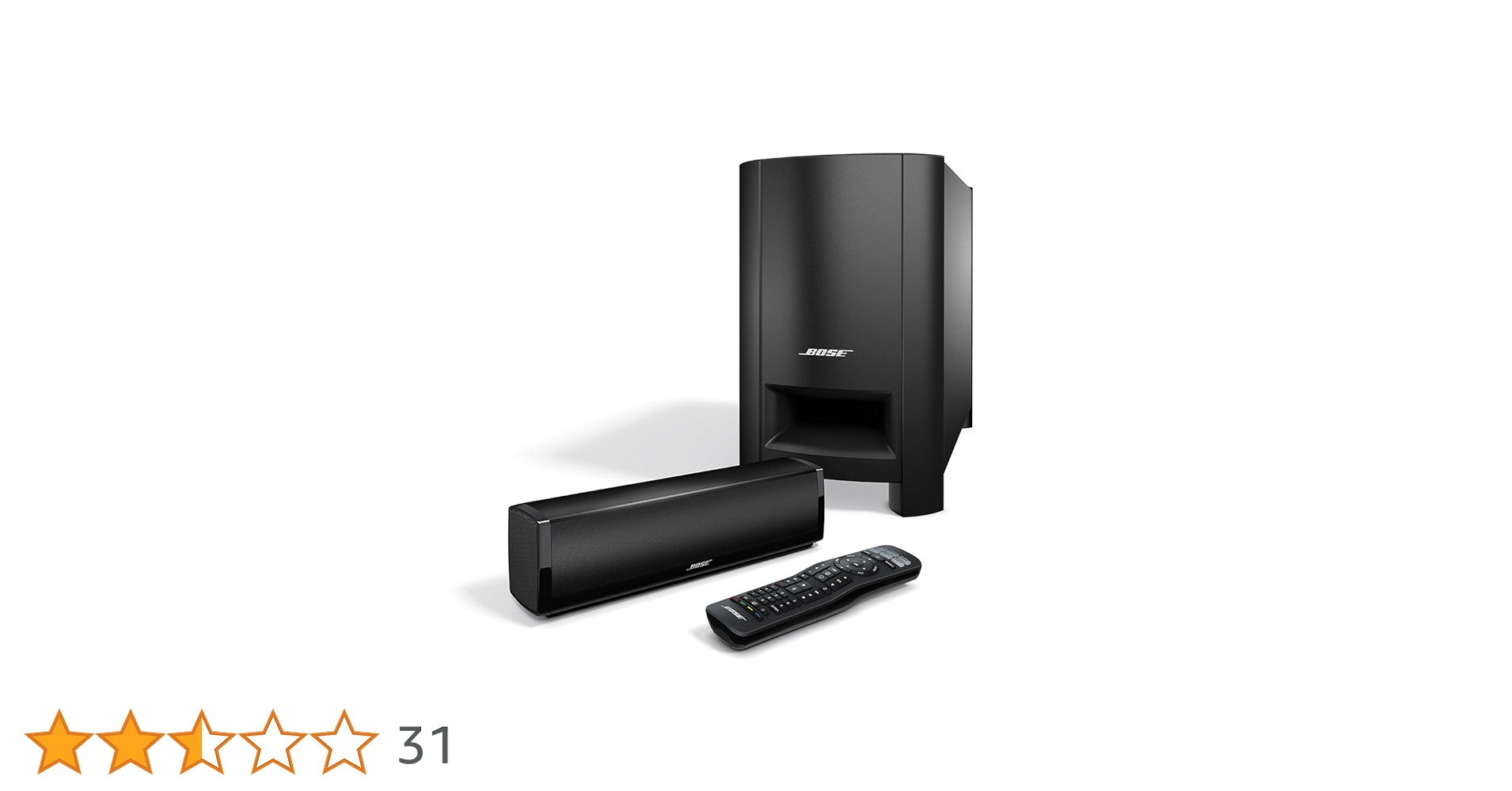 Bose CineMate 15 system głośników kina domowego - czarny
