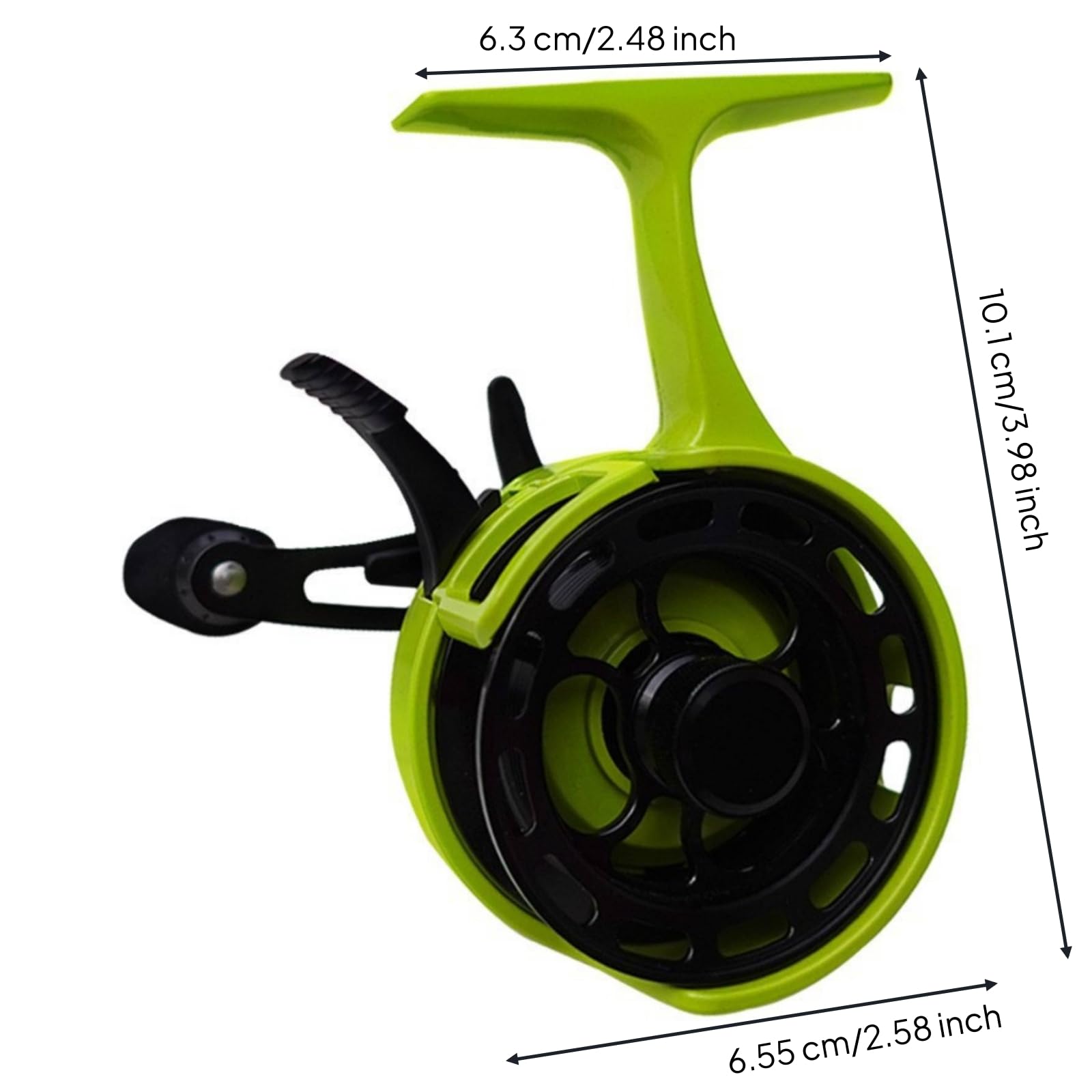 MERIGLARE Moulinet de Pêche 3 Roulements Frein Manivelle Latérale Compact Léger Métal Plastique Enroulement Fluide Rapport 32 1 Capacité 0285mm/100m Adapté à