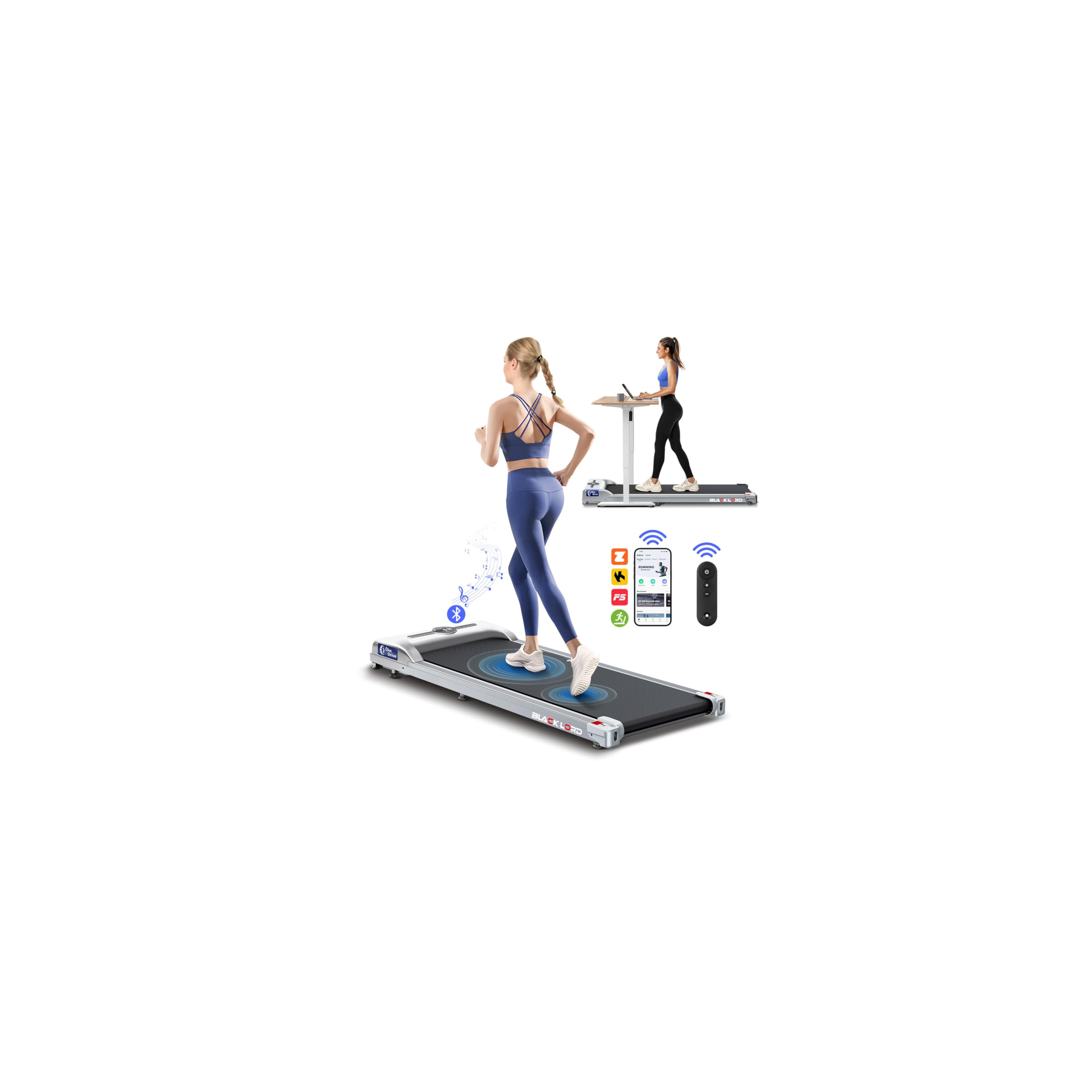 TAPIS ROULANT ELETTRICO Slim Walking Pad 1-6 Kmh 7% Inclinazione Telecomando App EUR 99,99