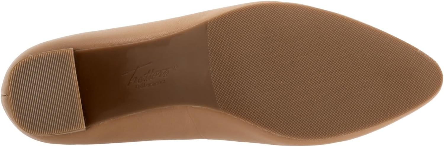 Trotters Women's Loafer/Slipon Pump, Nude/Natural, 11 Wide - Image 7