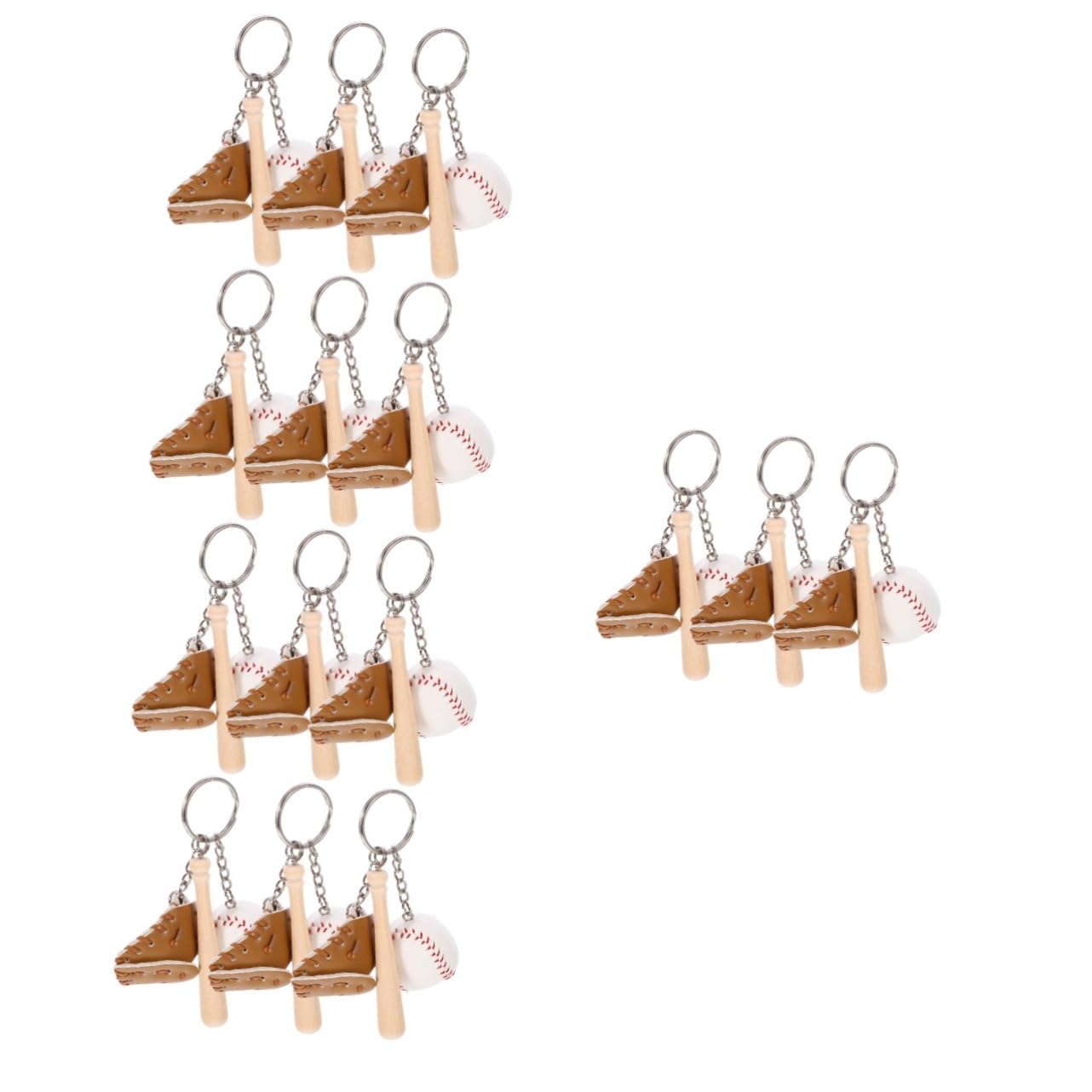 Beavorty Portachiavi Da Baseball Chiave Portachiavi Carino Catene Portachiavi Mini Softball Regali Di Baseball Portachiavi Sportivo Pelle Sintetica Khaki