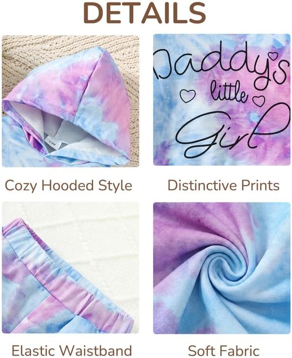 TwosyaToddler Baby Girl Clothes Infant Fall Winter Outfits Hoodie Pants