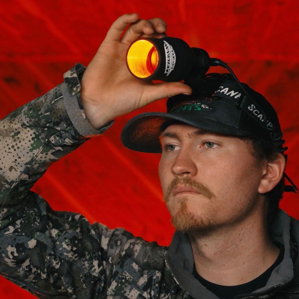 Wicked Lights ScanPro iC GEN4 3-Color-in-1 (Green, Red, White LED) Night Hunting Headlamp Kit for Coyote, Predator, Varmint & Hogs W2100