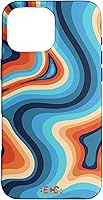 Vista 19 de iPhone XR Retro Groovy Liquid Swirl Wave - Carcasa para iPhone XR