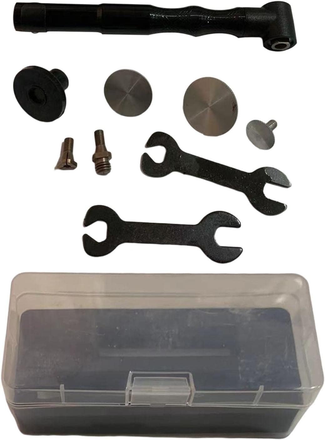 Gralara Elbow 90 Degree Handpiece Kit Rotary Polishing Machine Electric Grinding Pen Flexible Multipurpose for Cutting Engraving Polishing, Black