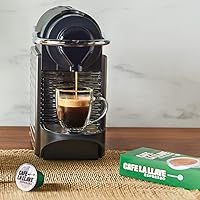 Vista 4 de Cafe La Llave Cápsulas de aluminio expreso, intensidad 11, espresso tostado oscuro, 40 unidades, cápsulas de espresso de aluminio reciclable
