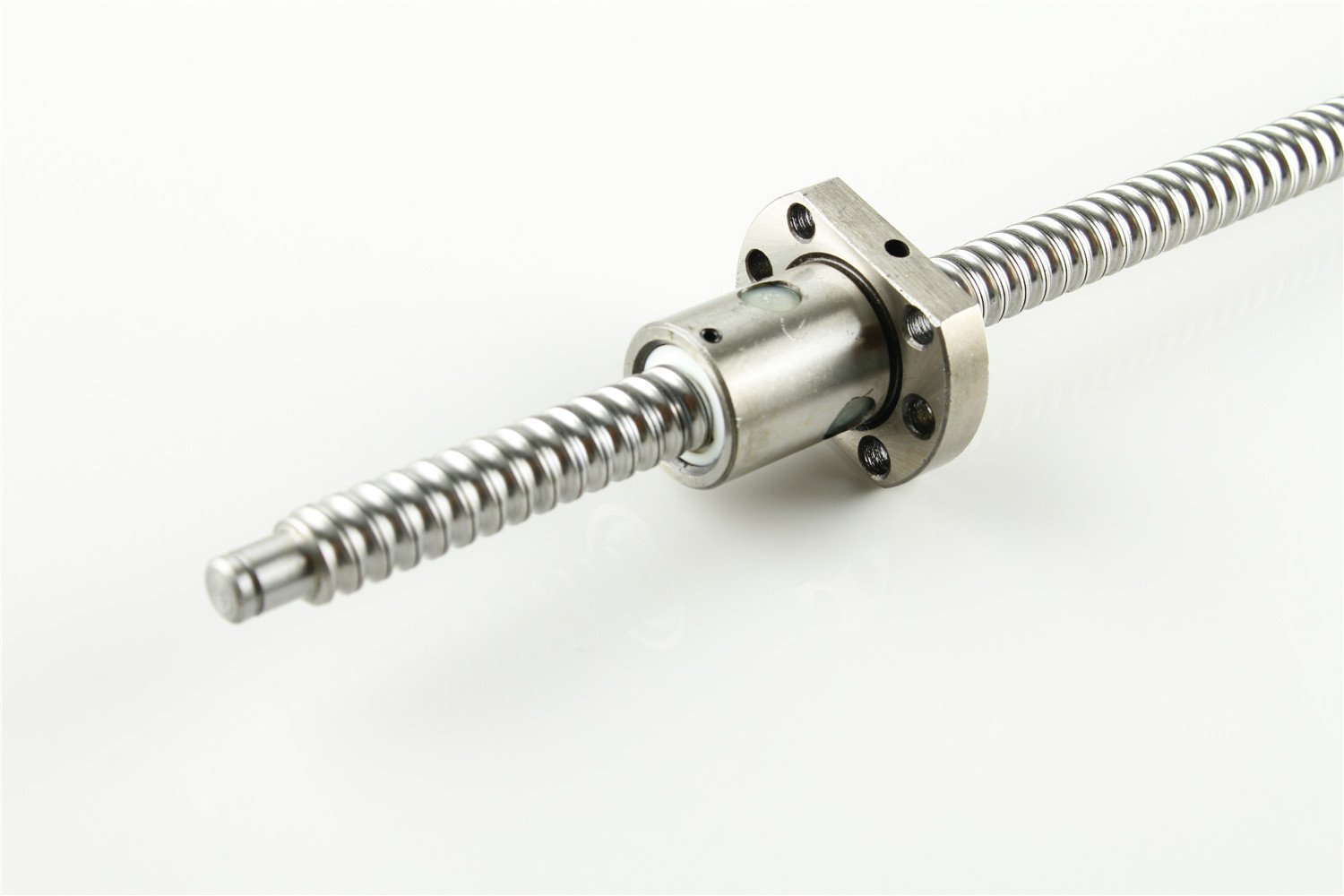 Husillo de bolas SFU1204 300 mm acero inoxidable diámetro 12 mm paso 4 mm para máquinas CNC