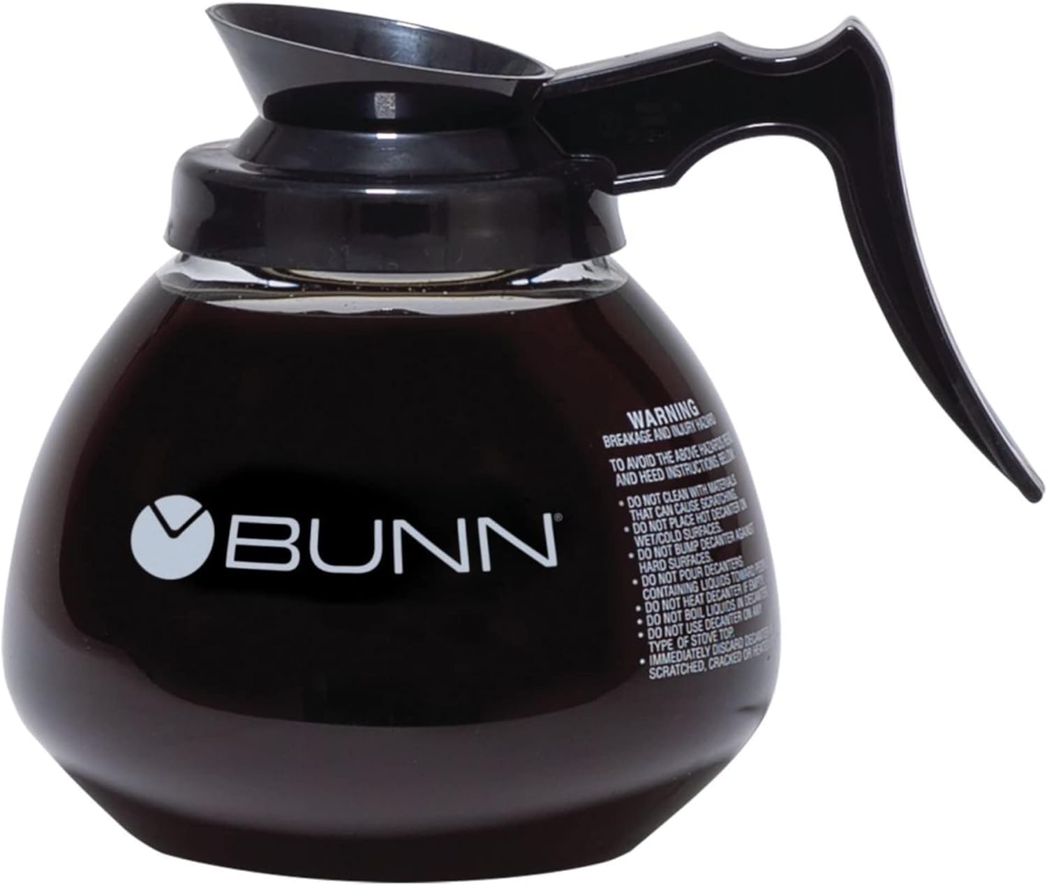 Supply Depot Kompatibel mit Kaffeekanne Dekanter/Karaffe, 1 Schwarz Regular, 12 Tassen Fassungsvermögen, 1 Stück Küche, Haushalt & Wohnen