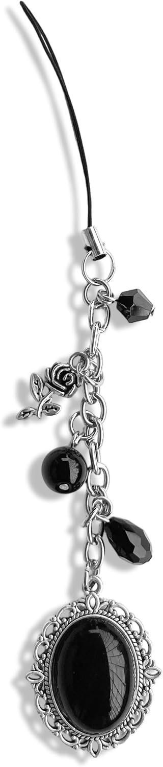 Phone Charm compatible with Smartphone Case, Handcrafted Wrist Strap Accessory