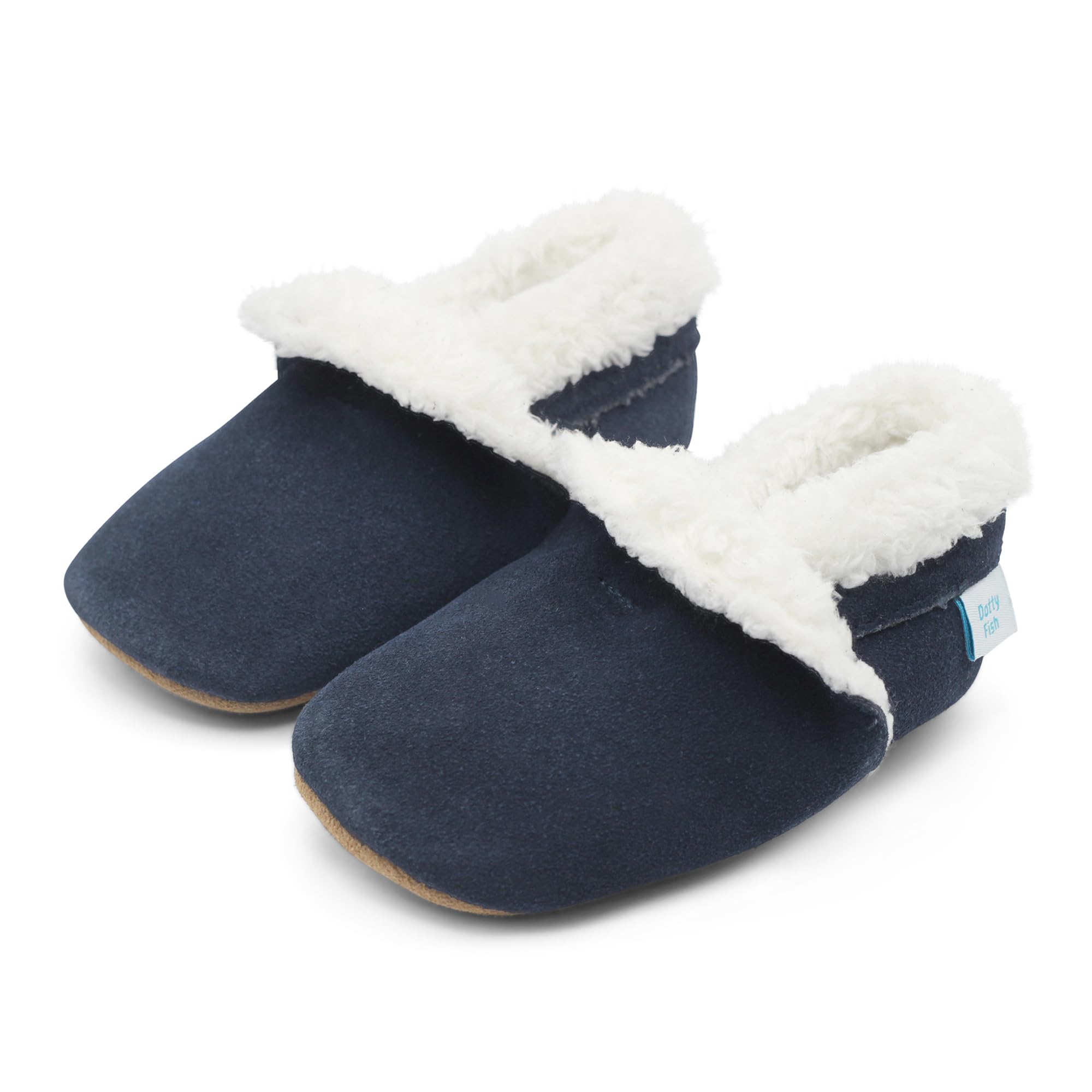 Dotty Fish Calzado Minimalista para bebés y niños. Zapatos Unisex de Piel Suave con Suela Antideslizante. Ligeros, Flexibles, Respirable y aprobados por podólogos. Tobillo elástico. De 0 a 4 años — view 30