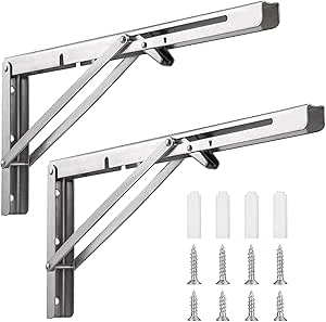 Nutabevr Pack of 2 Professional Stainless Steel Folding Consoles, 400 ...