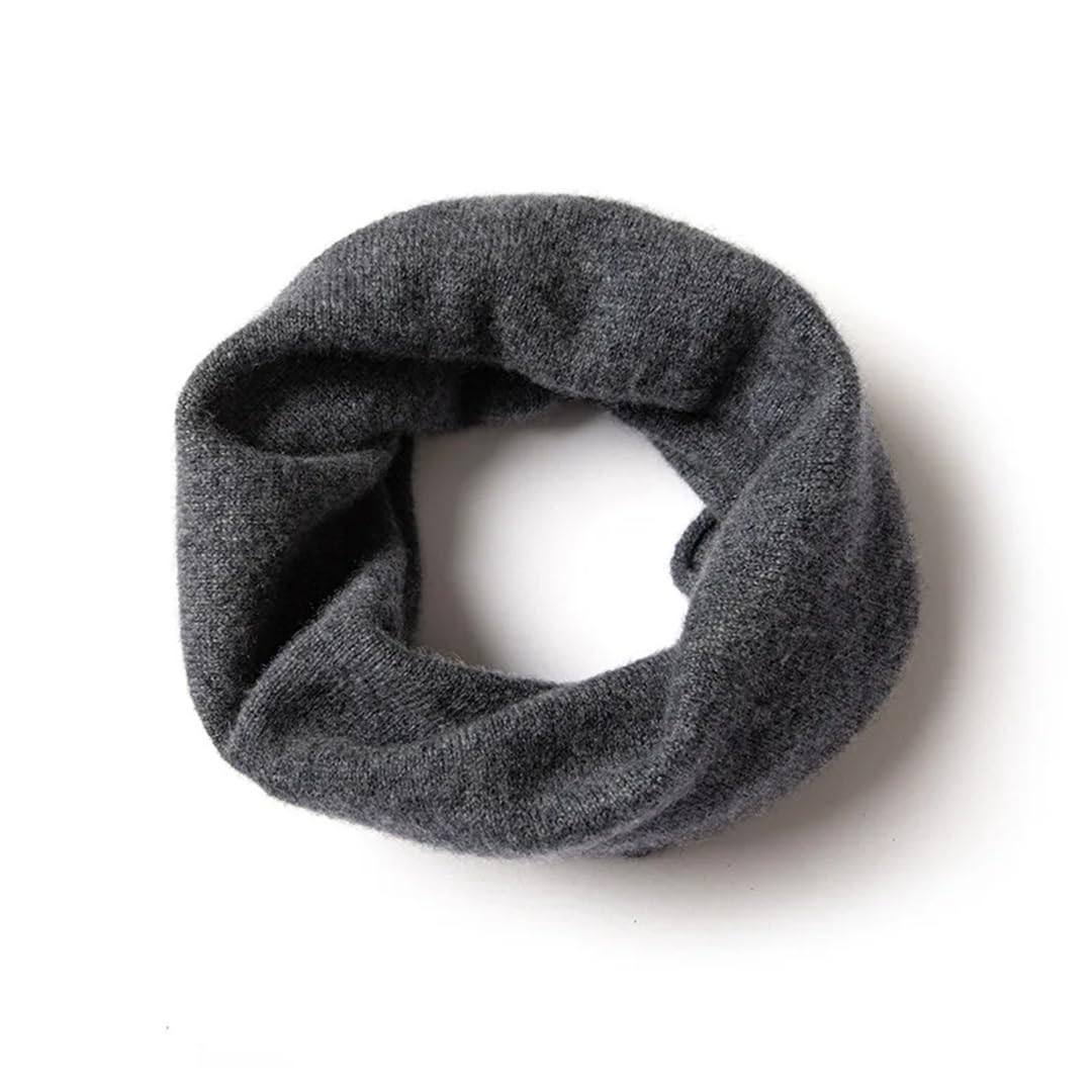 Bufanda de cachemira de color liso para mujer y hombre, cálida y suave para el cuello en invierno.