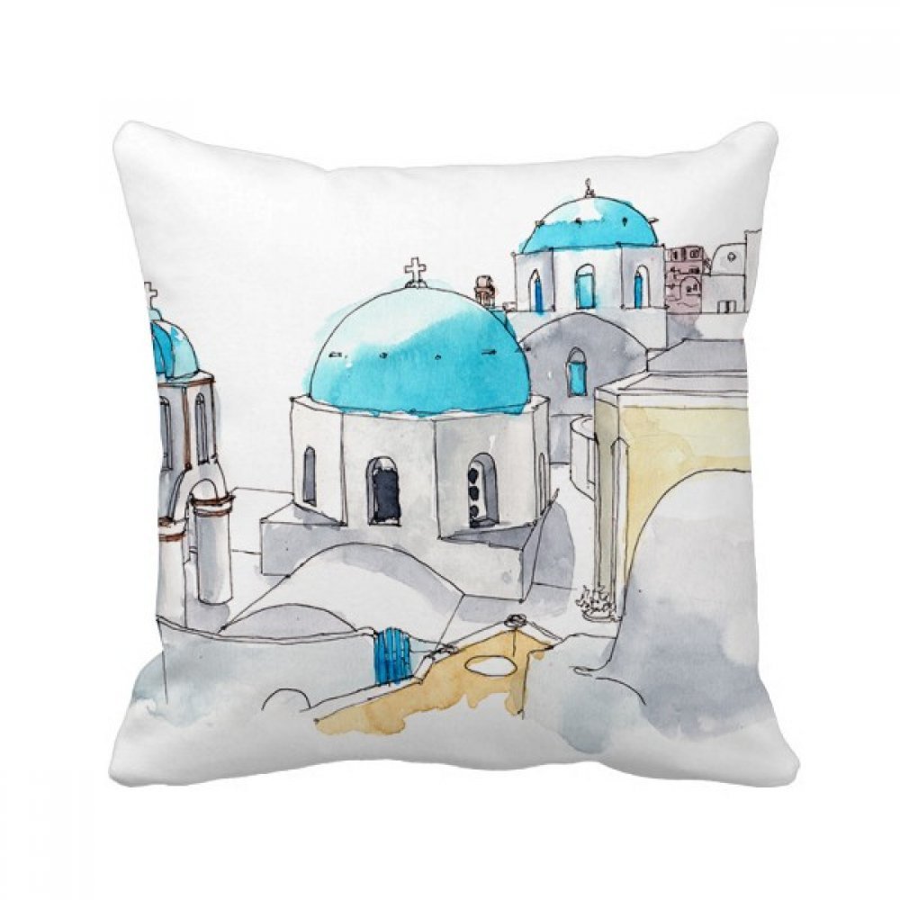 Coussin Luxembourg Bonjour multicolore 40x40cm pour housse et insert de canapé