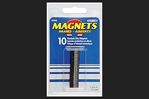 Beadsmith 1/2 Inch Round Ceramic Disc Magnets for Crafting