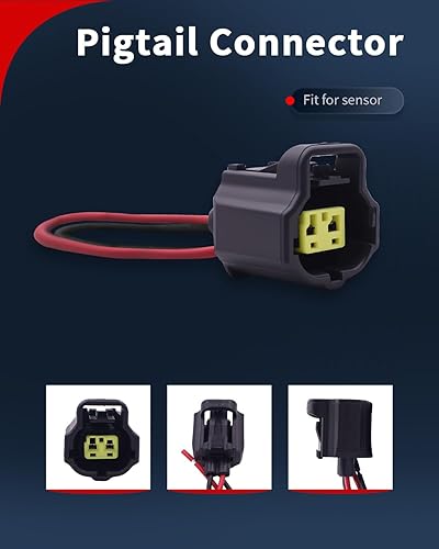 Miniatura 5 de VEHICODE Sensor de temperatura del refrigerante del motor, sensor de temperatura del agua ECT compatible con Ford Explorer Ranger Mustang Escape