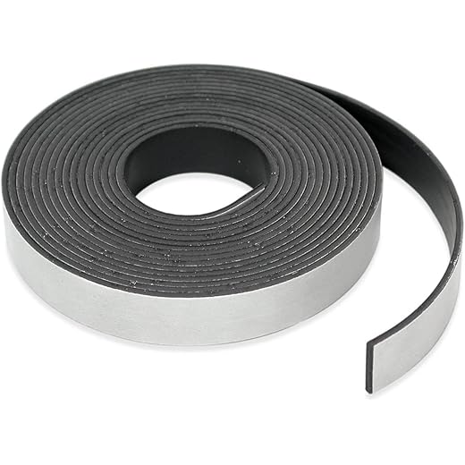 AMOAMI Magnetic Tape 10 Feet - 1/16 Thick x 1/2 Wide