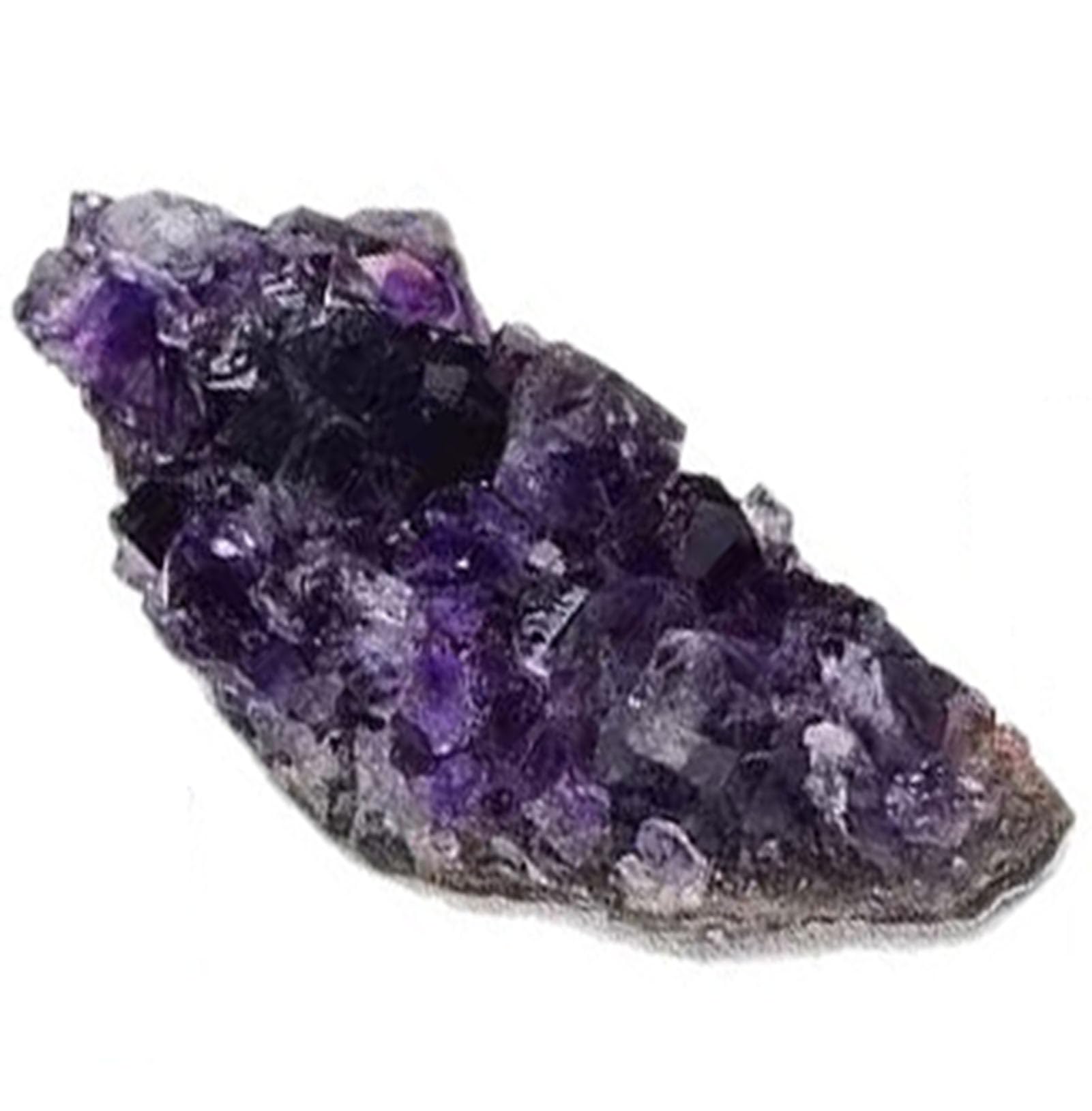 Zooeelly Amethyst Crystal Geodes Raw Purple Crystals Rock Cluster Quartz Healing Crystals for Adults, Real Natural Amethyst Geode Stone Decor, Amythestyst Amathest Crystal Rock Geode,100G