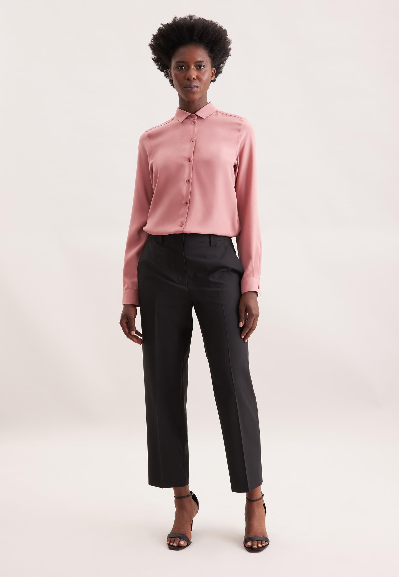 Seidensticker Bluzka Kobiety Regular Fit Langarm Bluse