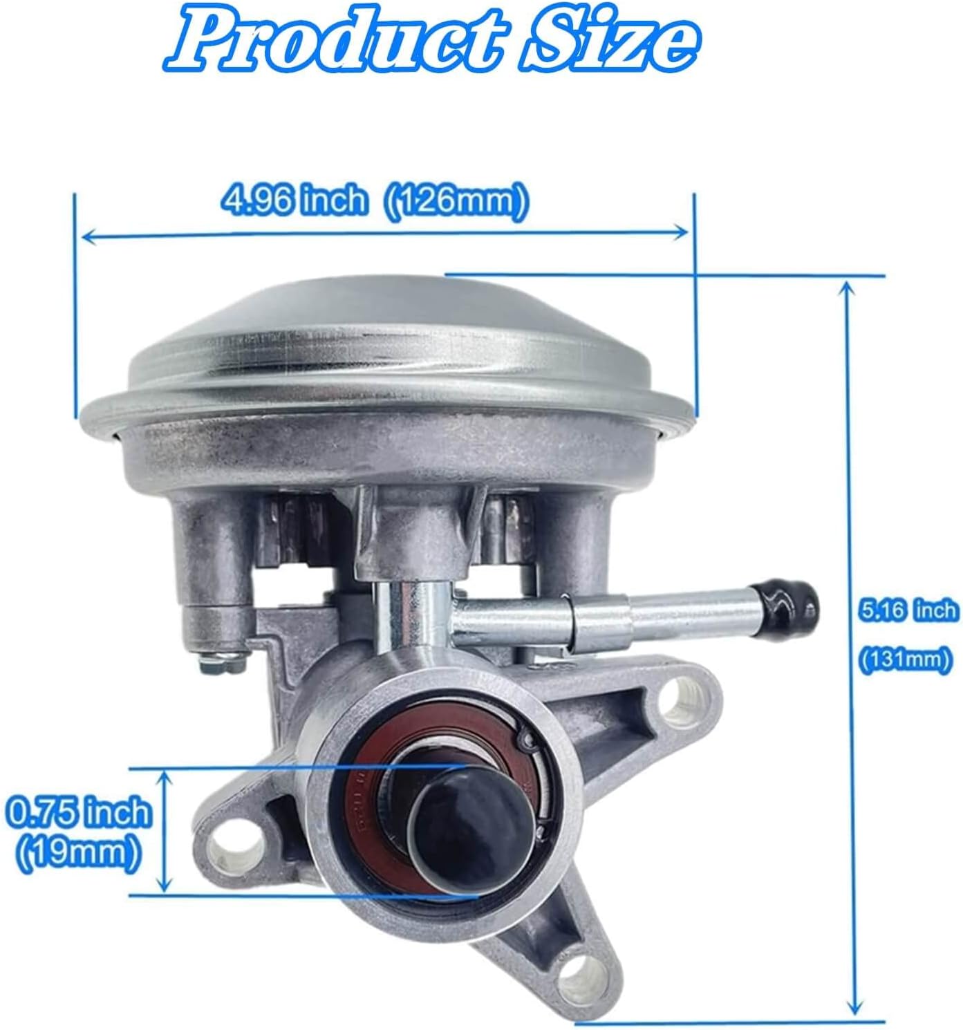 Vacuum Pump for Isuzu NPR Nprhd Gas V8 L96 Lq4 Ly6 L31 Mpi TBI L05 Crew Cab 1995-2019 - Replaces OEM Part #97241035,8972410351,8-97241-035-1, 8-97241-035-0