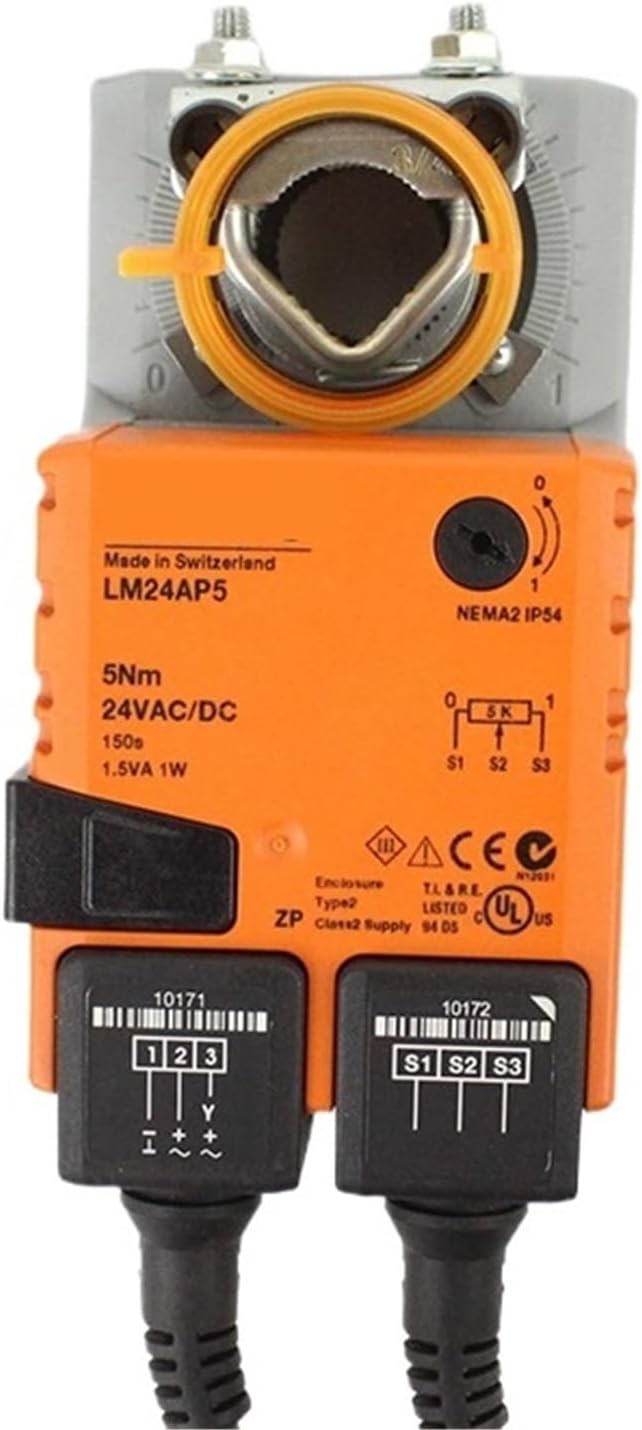 HAVC System Ventilation Ball Valve Actuator LM24AP5 Damper Actuator for Adjusting dampers intechnical Building installat