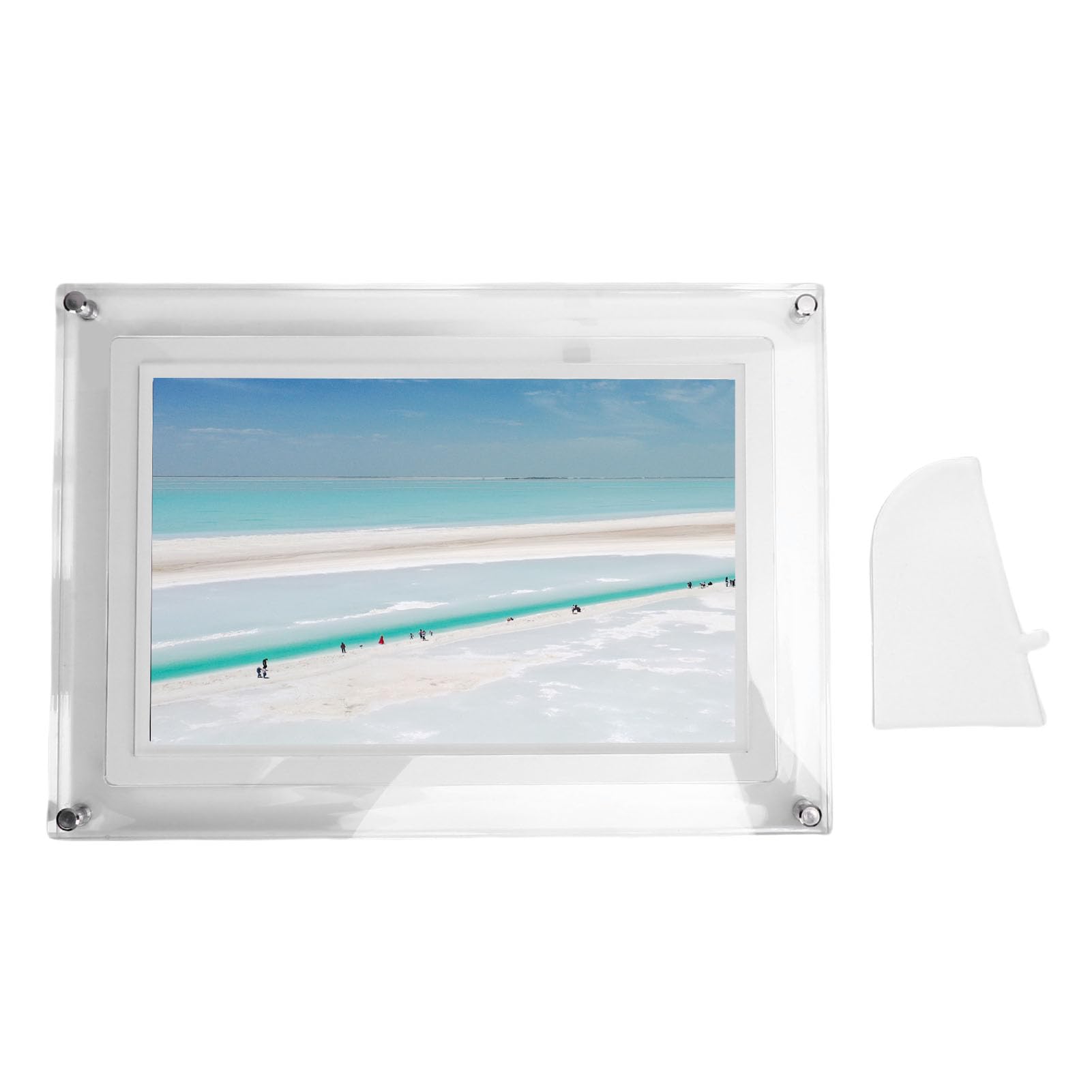 Denash Cadre Photo Numérique 10,1 Pouces WiFi, Partage de Photos, pour