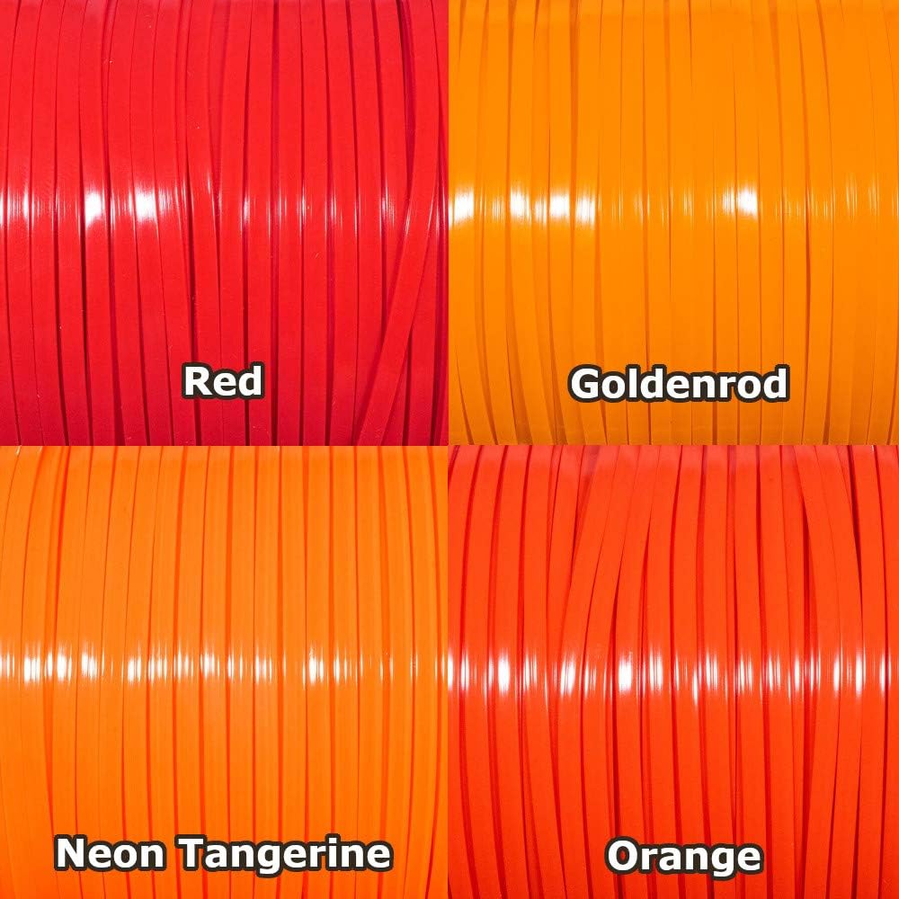 Craft County Rexlace Multicolor Bundle Packs – 100 Yards of Each Color (Fire)