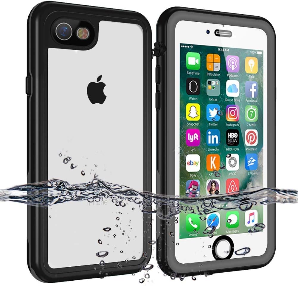 BESINPO iPhone 6 iPhone 6s Waterproof Case, Full-Body Protective Shockproof Dustproof Snowproof Underwater Cover Case IP68 Certified Built-in Screen Protector for iPhone 6/6s 4.7 inch