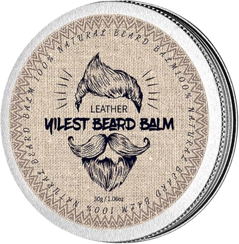 Cire à moustache pour homme, baume coiffant à tenue forte, adoucit les barbes sèches et emmêlées, sublime l'éclat naturel, pour les occasions spéciales, les rendez-vous, le travail et le quotidien