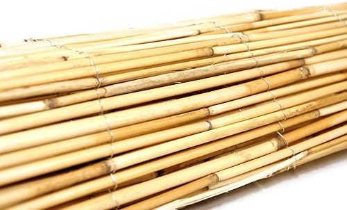 Miniatura 2 de Backyard X-Scapes Valla decorativa de esgrima de caña natural para divisor de cercado de jardín de patio trasero, 6 pies de alto x 16 pies de largo