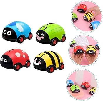 てんとうむし6点セット Amazon.co.jp: 16 個 てんとう虫 引く 後ろに 車 車 おもちゃ