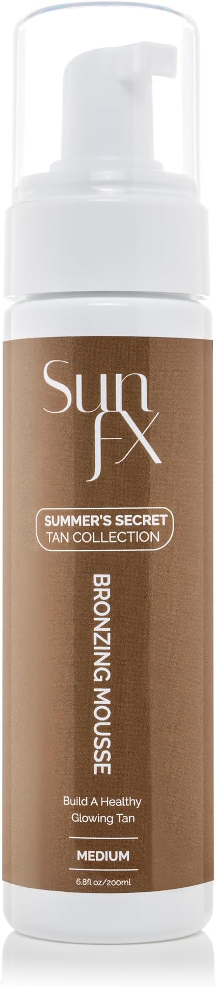 SunFXUltra Deluxe Self Tanning Bronzing Mousse | Medium Tan | Foam enriched with Kakadu Plum, Aloe Vera and Coconut 7.6 fl oz